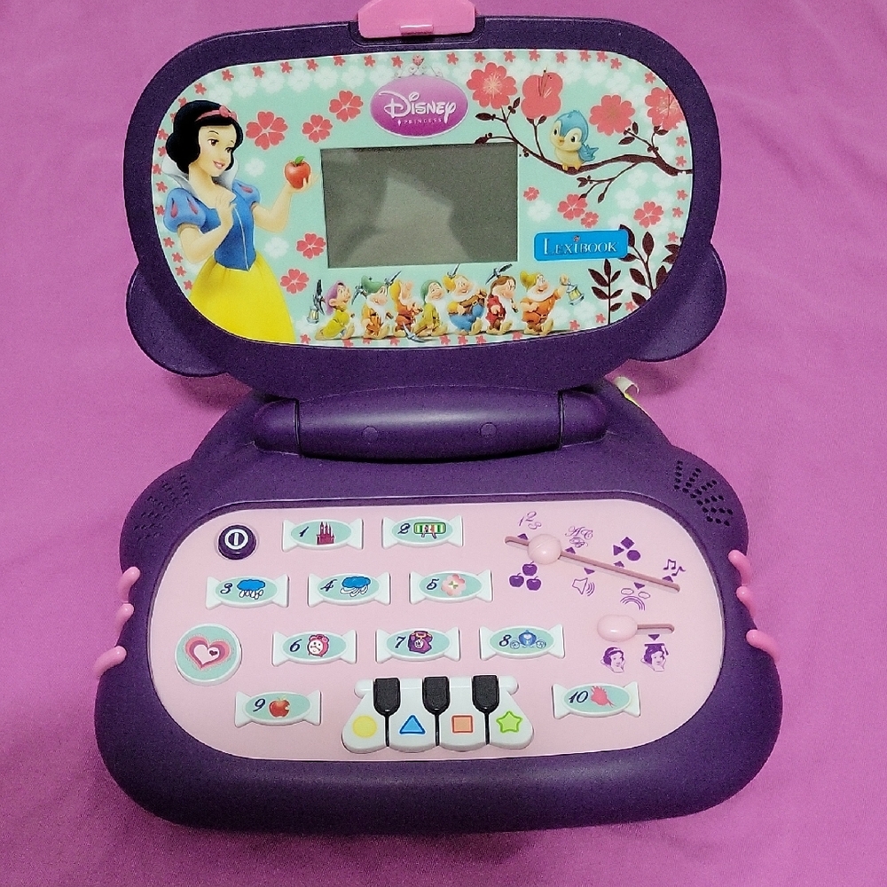 Disney Purple Kids Learning Laptop